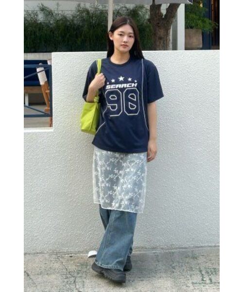 SEARCH410(サーチ410)の「ナインティーン クールジャージ 半袖Tシャツ ネイビー(Tシャツ/カットソー・メンズ・その他・MEDIUM/LARGE)」の3枚目の写真