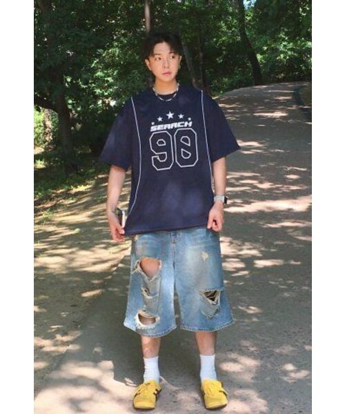 SEARCH410(サーチ410)の「ナインティーン クールジャージ 半袖Tシャツ ネイビー(Tシャツ/カットソー・メンズ・その他・MEDIUM/LARGE)」の7枚目の写真