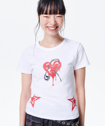 メルティングハート H/S Tシャツ [ホワイト]