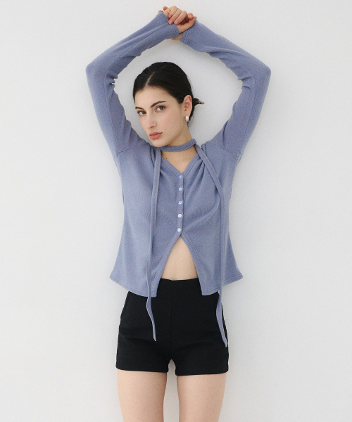 BIBYSEOB（バイバイソプ）の「ツイードスリムショーツブラック[T51]（その他パンツ・レディース・ブラック・SMALL/MEDIUM）」の3枚目の写真