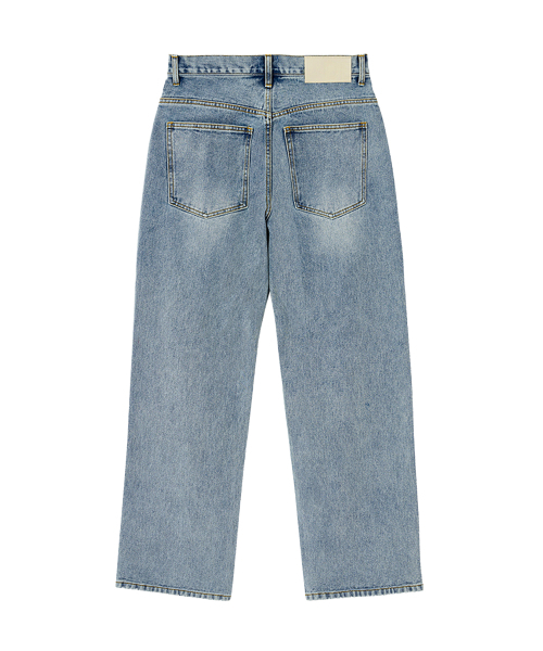 DECET(デケト)の「Deep Pleats Wide Jeans DCPT030LightBlue(デニムパンツ・レディース・その他・34/32/30/26/28)」の4枚目の写真