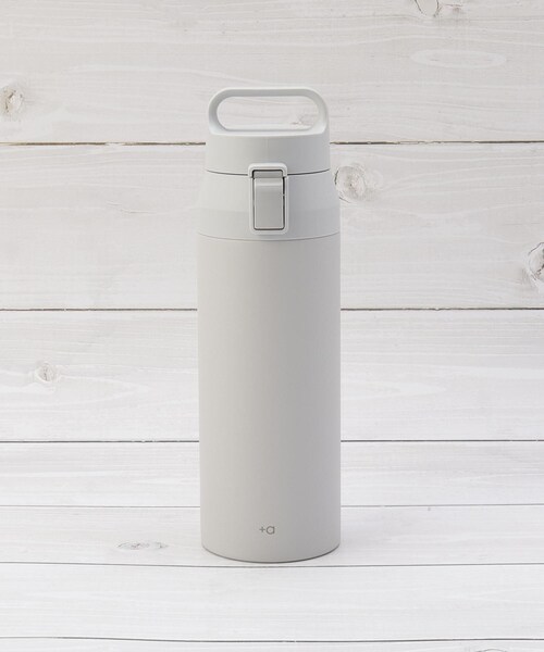 プラスエー ハンドル付きステンレスボトル 500ml（水筒）｜one