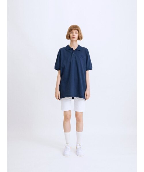 ROYAL CLUB HOLIDAY（ロイヤルクラブホリデー）の「RCH エンブレム ピケカラー 半袖Tシャツ ネイビー（ポロシャツ・メンズ・ネイビー・SMALL/MEDIUM/LARGE）」の6枚目の写真