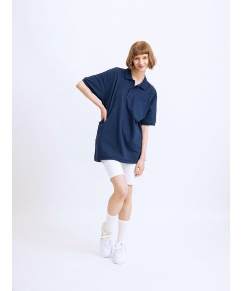 ROYAL CLUB HOLIDAY（ロイヤルクラブホリデー）の「RCH エンブレム ピケカラー 半袖Tシャツ ネイビー（ポロシャツ・メンズ・ネイビー・SMALL/MEDIUM/LARGE）」の9枚目の写真