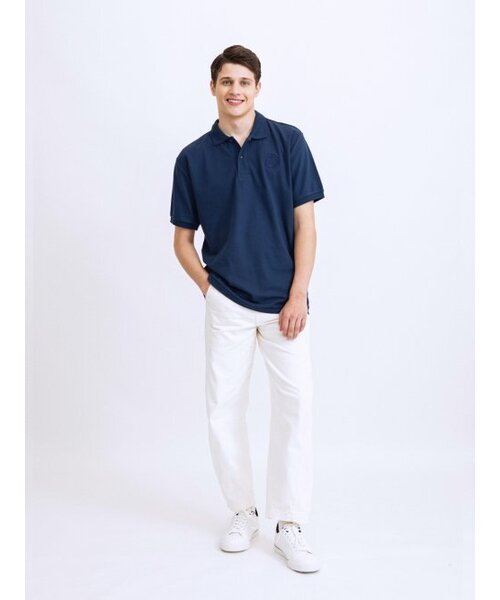 ROYAL CLUB HOLIDAY（ロイヤルクラブホリデー）の「RCH エンブレム ピケカラー 半袖Tシャツ ネイビー（ポロシャツ・メンズ・ネイビー・SMALL/MEDIUM/LARGE）」の13枚目の写真