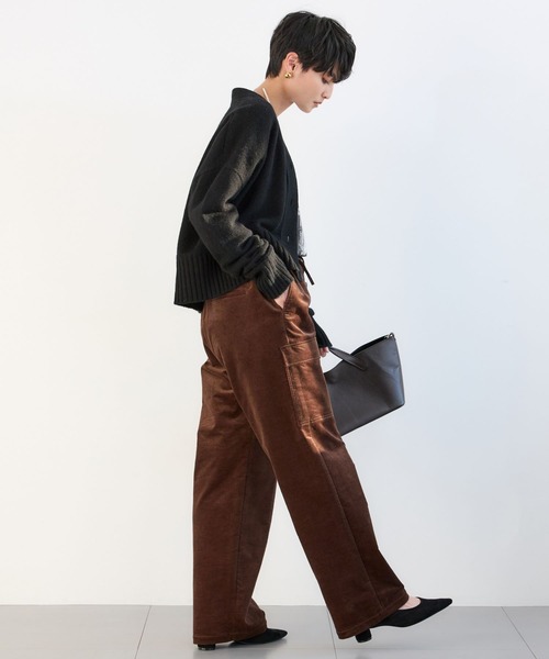 BARNYARDSTORM（バンヤードストーム）の「BARNYARDSTORM / ショートウールカーディガン（カーディガン/ボレロ・レディース・グレー/オフホワイト/ブラック・FREE）」の21枚目の写真