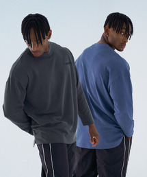 TURTLEBACK（タートルバック）の「ピグメントオーバーフィットロングスリーブブラック（Tシャツ/カットソー）」