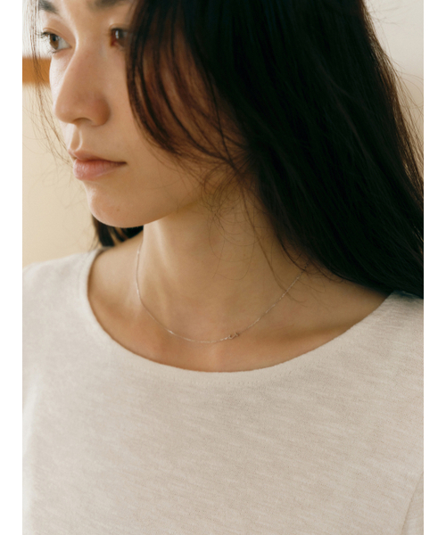 Yuje（ユジェ）の「BELLY TOP (6color, 2size)（Tシャツ/カットソー・レディース・チャコールグレー/ブラック/アイボリー/Beige/スカイブルー/ピンクベージュ・SMALL/MEDIUM）」の14枚目の写真