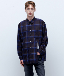 COSMOS CHECK SHIRT - BROWN