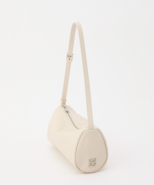 russet（ラシット）の「ソフトレザーロールショルダーバッグ（ショルダーバッグ・レディース・サックスブルー/ブラック/アイボリー/イエロー・FREE）」の6枚目の写真