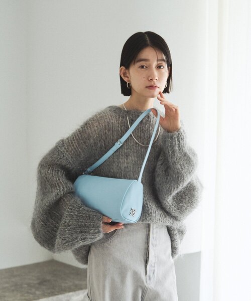 ソフトレザーロールショルダーバッグ（ショルダーバッグ）｜russet