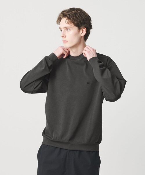 Aer(エアー)の「<Aer x BEAUTY&YOUTH>DELTA SLX クルーネック スウェット 吸水速乾 ストレッチ(スウェット・メンズ・ホワイト/ブラック・S/M/L)」の4枚目の写真