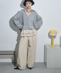 THE YOn | ラッフルベルトセットストライプイージーパンツ(その他パンツ)