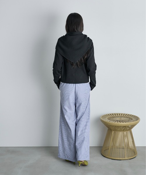 THE YOn(ザヨン)の「ラッフルベルトセットストライプイージーパンツ(その他パンツ・レディース・グレー/ウィート/サックスブルー・FREE)」の15枚目の写真