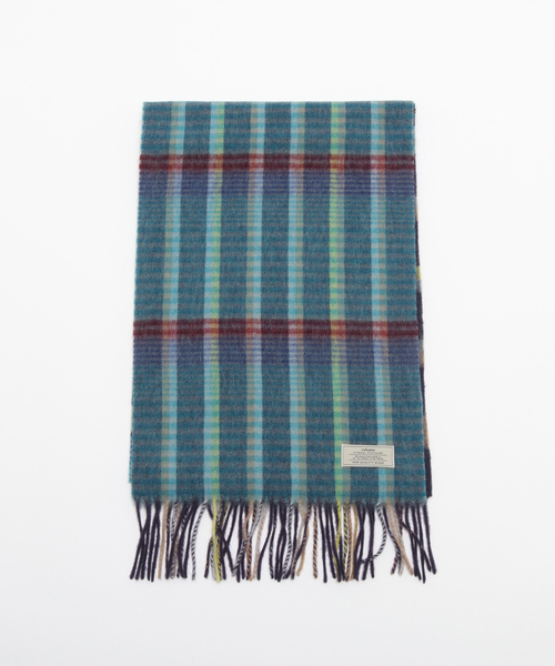 JOURNAL STANDARD relume（ジャーナルスタンダード　レリューム）の「ウール ベーシック マフラー（マフラー・メンズ・チャコールグレー/ライトブルー/ブラウン/ダークブルー/ブラック・FREE）」の5枚目の写真