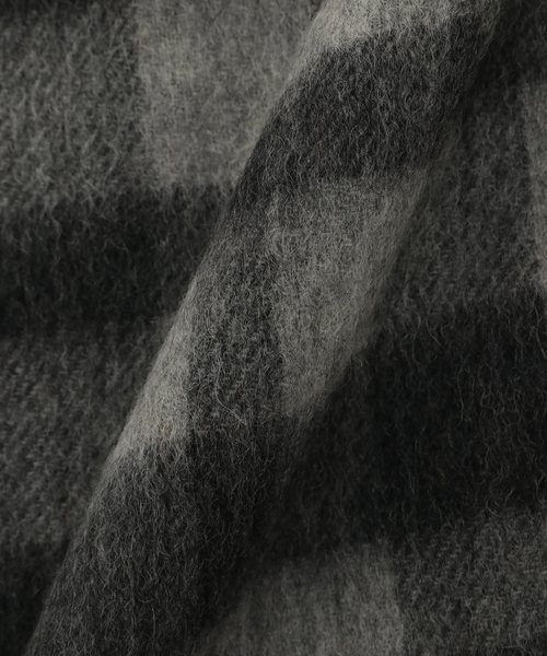 JOURNAL STANDARD relume（ジャーナルスタンダード　レリューム）の「ウール ベーシック マフラー（マフラー・メンズ・チャコールグレー/ライトブルー/ブラウン/ダークブルー/ブラック・FREE）」の9枚目の写真