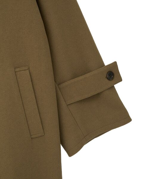 CRAFT STANDARD BOUTIQUE（クラフトスタンダードブティック）の「メルトンロングコート（その他アウター・レディース・キャメル/杢グレー・FREE）」の19枚目の写真