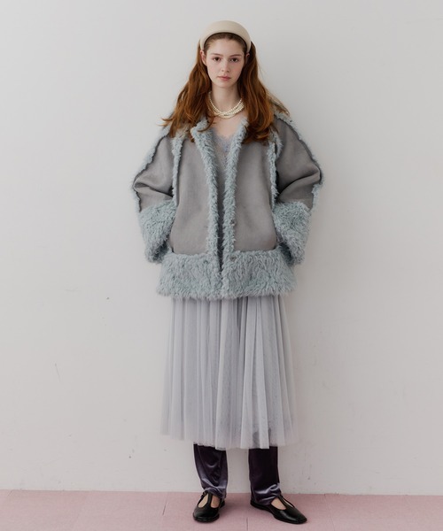 J1U by LA BELLE ETUDE（ジユウバイラベルエチュード）の「GRIMM Ⅱ（ワンピース・レディース・ライトベージュ/ネイビー/ライトグリーン・FREE）」の19枚目の写真