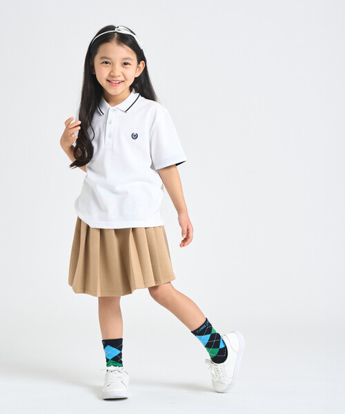 COMME CA ISM（コムサイズム）の「インナーパンツ付き プリーツスカート（スカート・キッズ・オートミール/ネイビー/ベージュ・100cm/110cm/120cm/130cm/140cm/150cm）」の18枚目の写真