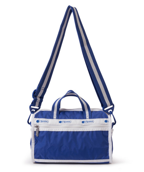 LeSportsac(レスポートサック)の「MINI DUFFEL CROSSBODY スペクテイターロイヤルブルー(ショルダーバッグ・レディース・ブルー・FREE)」の7枚目の写真