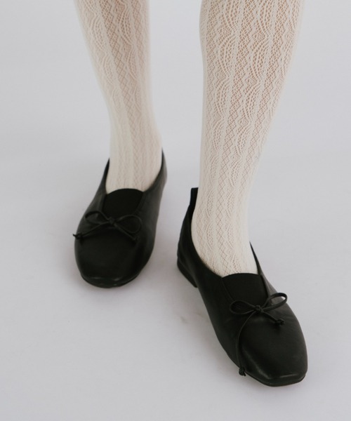 duei（デュイ）の「ラウンドトゥリボンバレエシューズ（バレエシューズ・レディース・ブラック・LARGE/MEDIUM）」の3枚目の写真