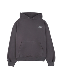 25PERCENTAGE（25パーセンテージ）の「ピーチ起毛スポーティロゴスナップボタンフードパーカー25B41126CH（パーカー）」