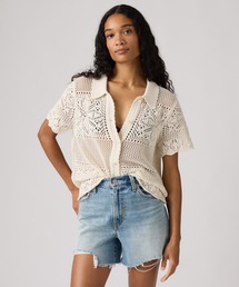 Levi's（リーバイス）の「Levi's/リーバイス スザンナ フローラル クロシェ シャツ（ニット/セーター）」