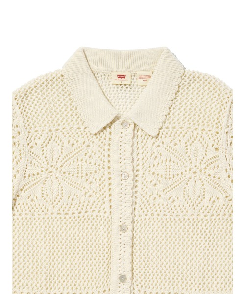 Levi's(リーバイス)の「Levi's/リーバイス スザンナ フローラル クロシェ シャツ(ニット/セーター・レディース・ホワイト・XS/S/M)」の10枚目の写真