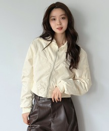 Jewelobe（ジュエローブ）の「ハイネックショートライトブルゾン（ブルゾン）」