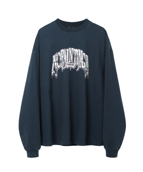 VONVAT(ヴォンバト)の「Vintage Graphic LS (Navy)(Tシャツ/カットソー・レディース・ネイビー・FREE)」の2枚目の写真