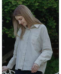 Natural cotton shirt (Soft Beige)