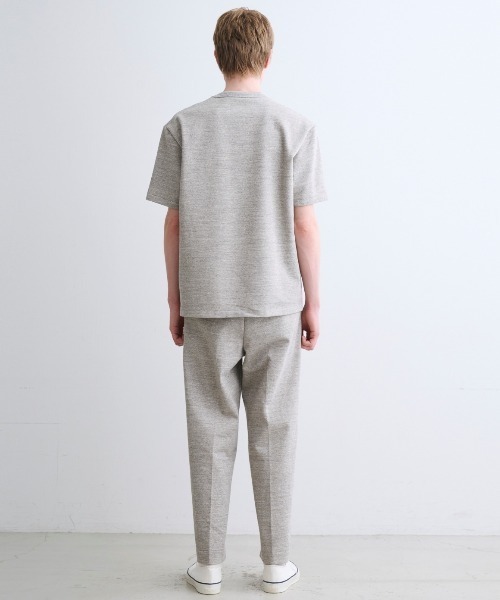 three dots(スリードッツ)の「スレンリサイクルコットン Tシャツ(Tシャツ/カットソー・メンズ・ライトグレー・SMALL/MEDIUM/LARGE)」の9枚目の写真