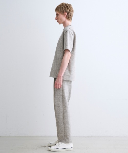 three dots(スリードッツ)の「スレンリサイクルコットン Tシャツ(Tシャツ/カットソー・メンズ・ライトグレー・SMALL/MEDIUM/LARGE)」の8枚目の写真