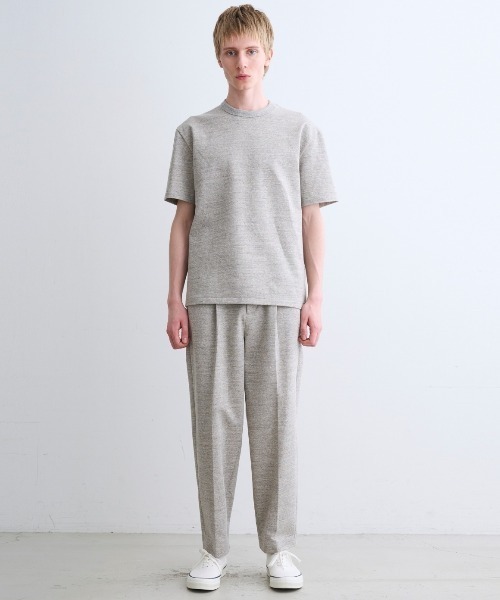 three dots(スリードッツ)の「スレンリサイクルコットン Tシャツ(Tシャツ/カットソー・メンズ・ライトグレー・SMALL/MEDIUM/LARGE)」の7枚目の写真