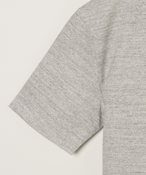 three dots(スリードッツ)の「スレンリサイクルコットン Tシャツ(Tシャツ/カットソー・メンズ・ライトグレー・SMALL/MEDIUM/LARGE)」の4枚目の写真