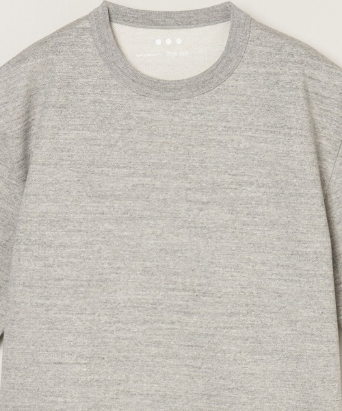 three dots(スリードッツ)の「スレンリサイクルコットン Tシャツ(Tシャツ/カットソー・メンズ・ライトグレー・SMALL/MEDIUM/LARGE)」の3枚目の写真