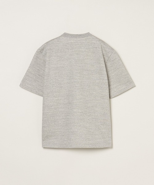 three dots(スリードッツ)の「スレンリサイクルコットン Tシャツ(Tシャツ/カットソー・メンズ・ライトグレー・SMALL/MEDIUM/LARGE)」の2枚目の写真