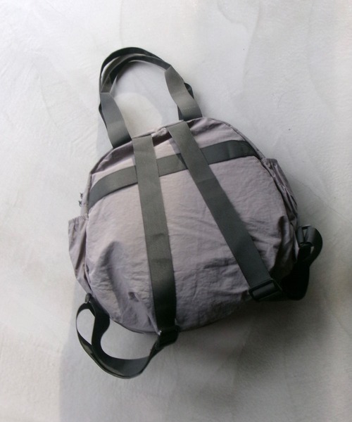 SANSeLF(サンセルフ)の「【SANSeLF】2WAYキャリーオンナイロンリュック saa26s007(バックパック/リュック・レディース・ベージュ/グレー/カーキ/ブラック・FREE)」の18枚目の写真