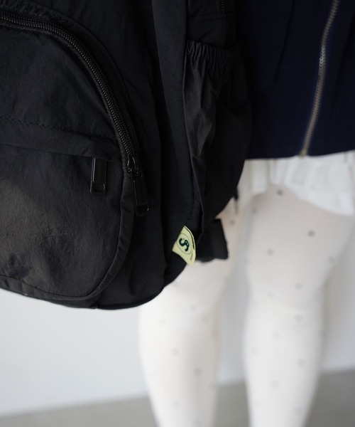 SANSeLF(サンセルフ)の「【SANSeLF】2WAYキャリーオンナイロンリュック saa26s007(バックパック/リュック・レディース・ベージュ/グレー/カーキ/ブラック・FREE)」の13枚目の写真