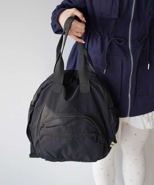 SANSeLF(サンセルフ)の「【SANSeLF】2WAYキャリーオンナイロンリュック saa26s007(バックパック/リュック・レディース・ベージュ/グレー/カーキ/ブラック・FREE)」の15枚目の写真
