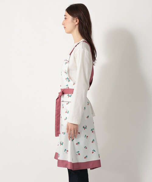 ストロベリーフレアエプロン（エプロン）｜Afternoon Tea