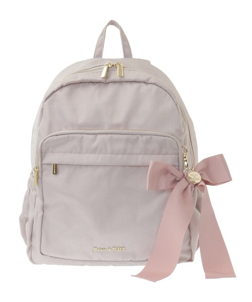 Maison de FLEUR（メゾンドフルール）の「撥水加工キャリーオンリュック（バックパック/リュック・レディース・ピンク系その他/ブラック・FREE）」の13枚目の写真