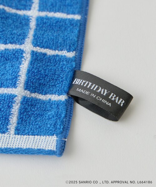 BIRTHDAY BAR(バースデイバー)の「【Sanrio characters】刺繍チェックタオルハンカチ(ハンカチ/ハンドタオル・レディース・ブルー系その他/ピンク・0)」の11枚目の写真