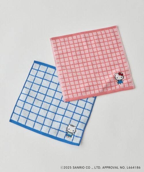 BIRTHDAY BAR(バースデイバー)の「【Sanrio characters】刺繍チェックタオルハンカチ(ハンカチ/ハンドタオル・レディース・ブルー系その他/ピンク・0)」の12枚目の写真