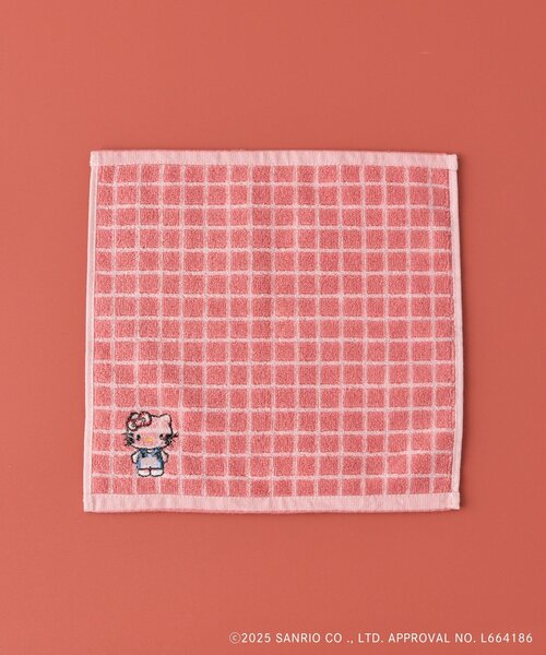 BIRTHDAY BAR(バースデイバー)の「【Sanrio characters】刺繍チェックタオルハンカチ(ハンカチ/ハンドタオル・レディース・ブルー系その他/ピンク・0)」の6枚目の写真