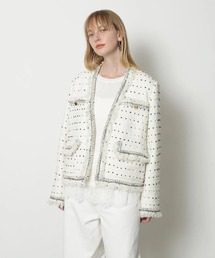 CADUNE（カデュネ）の「サテンフリルジレ（その他アウター）」 - WEAR