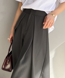 Classical Evon（クラシカルエヴォン）の「【Classical Evon】【UVカット&ウォッシャブル機能付き】こなれ感漂う洗練シルエット。ダブルタックボリュームパンツ（その他パンツ）」