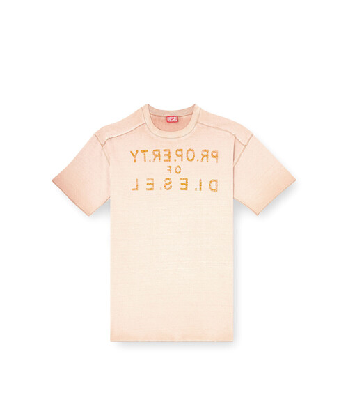 DIESEL(ディーゼル)の「メンズ Tシャツ T-LOOK(Tシャツ/カットソー・メンズ・ベージュ系その他/グレー系その他・X-SMALL/XX-LARGE/SMALL/MEDIUM/X-LARGE/LARGE/XXX-LARGE)」の3枚目の写真
