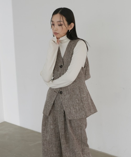 サマーツイードジレ（ベスト）｜hellam（へラム）のファッション通販