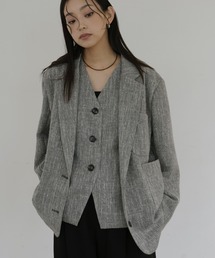 hellam（へラム）の「サマーツイードジレ（ベスト）」